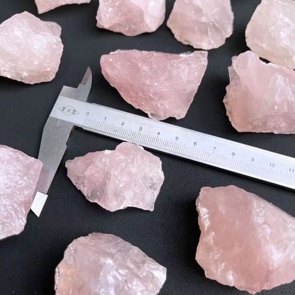 100% Natural Raw Crystals Stones Healing Mineral Specimen Rock Raw Rough Quartz Rose Quartz Stone Pink Crystal Gemstones