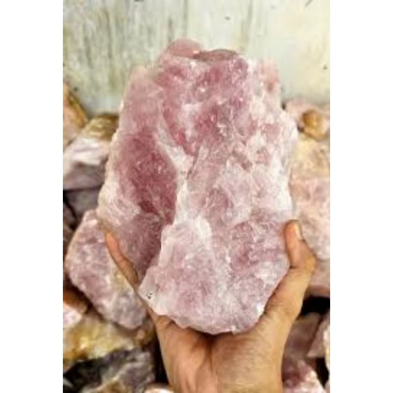 100% Natural Raw Crystals Stones Healing Mineral Specimen Rock Raw Rough Quartz Rose Quartz Stone Pink Crystal Gemstones