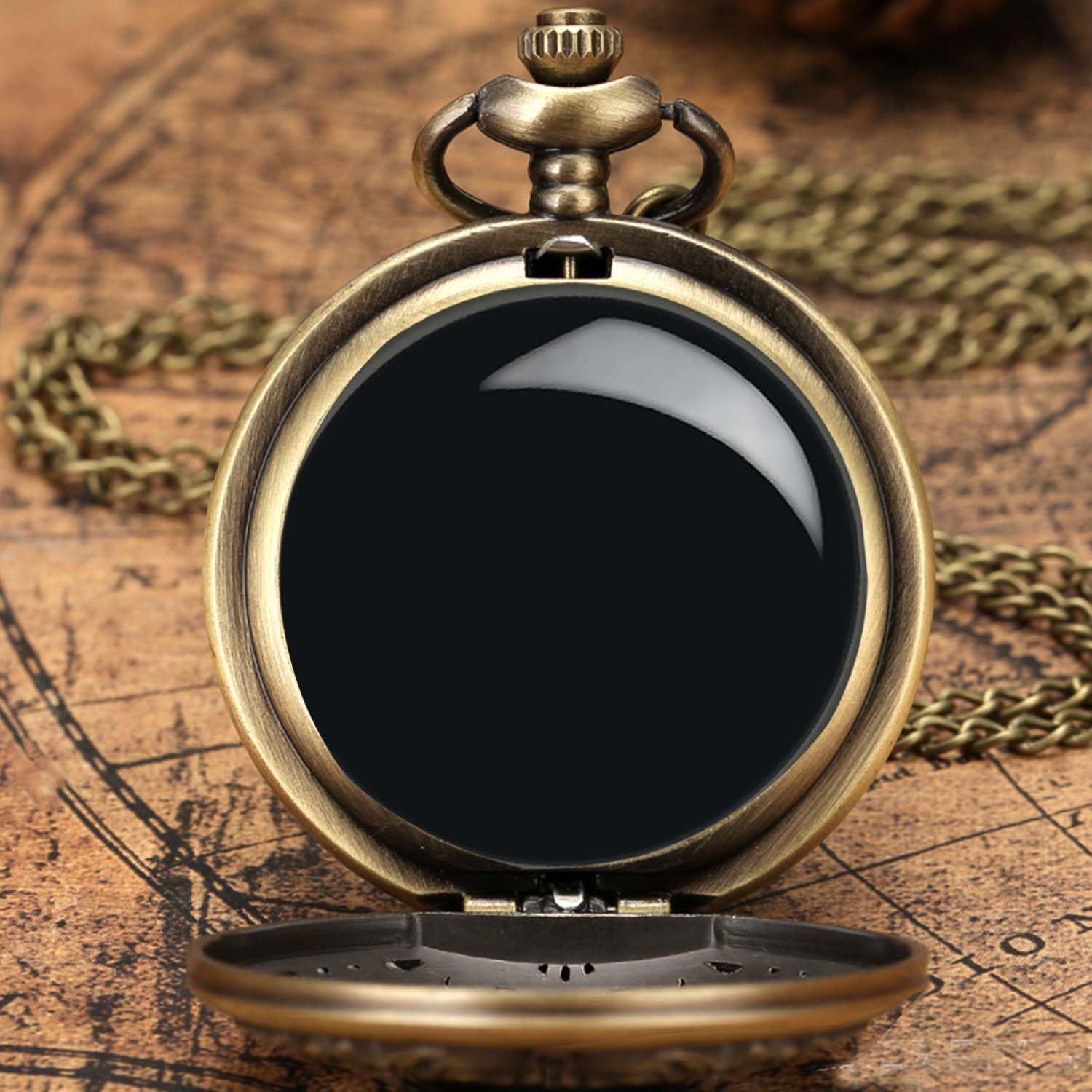 Natural Black Obsidian Mirror Scrying Mirror