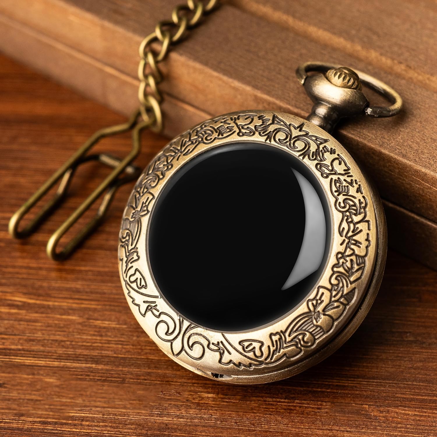 Natural Black Obsidian Mirror Scrying Mirror